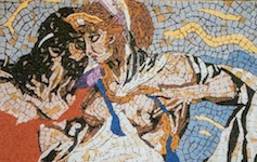 ZEUS AND HERA - A mosaic by Colette OBrien